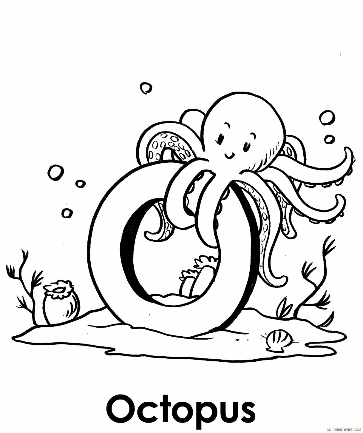 Octopus Coloring Sheets Animal Coloring Pages Printable 2021 2961 Coloring4free