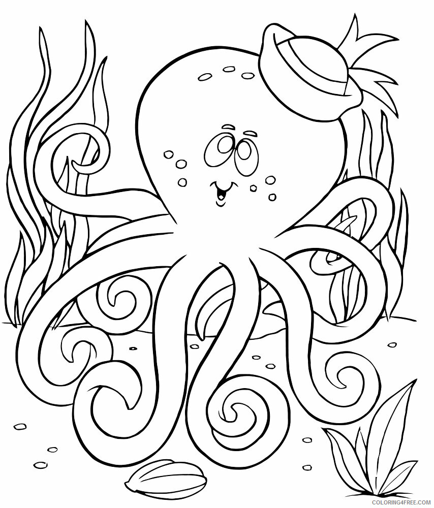 Octopus Coloring Sheets Animal Coloring Pages Printable 2021 2962 Coloring4free
