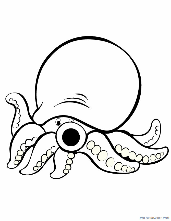 Octopus Coloring Sheets Animal Coloring Pages Printable 2021 2975 Coloring4free