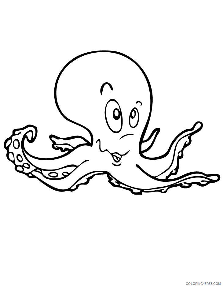 Octopus Coloring Sheets Animal Coloring Pages Printable 2021 2977 Coloring4free