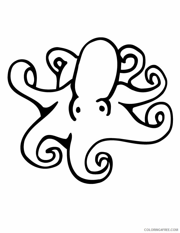 Octopus Coloring Sheets Animal Coloring Pages Printable 2021 2978 Coloring4free