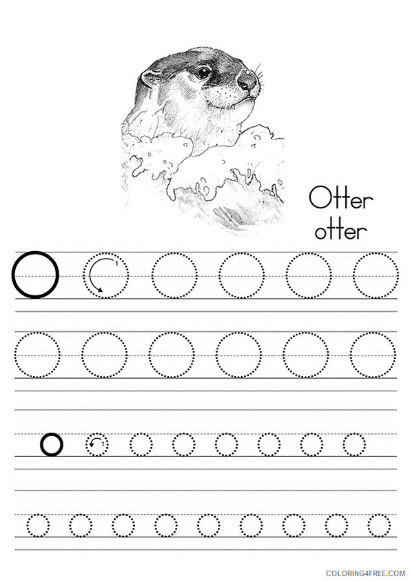 Otter Coloring Sheets Animal Coloring Pages Printable 2021 3005 Coloring4free