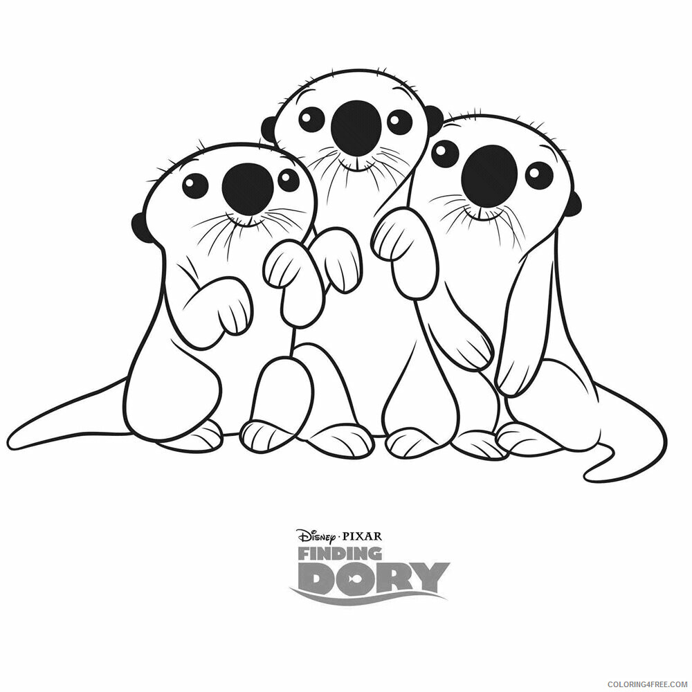 Otter Coloring Sheets Animal Coloring Pages Printable 2021 3008 Coloring4free