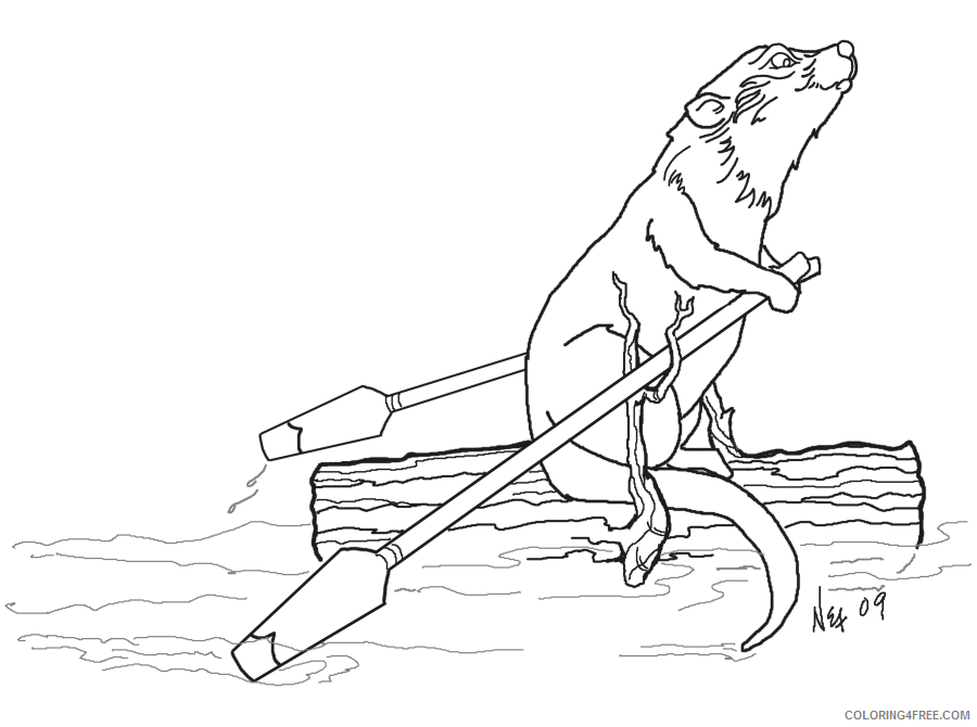 Otter Coloring Sheets Animal Coloring Pages Printable 2021 3010 Coloring4free
