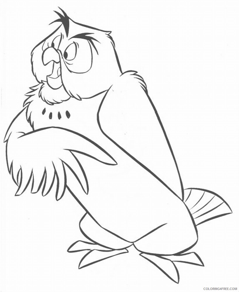 Owl Coloring Pages Animal Printable Sheets Owls 2021 3662 Coloring4free