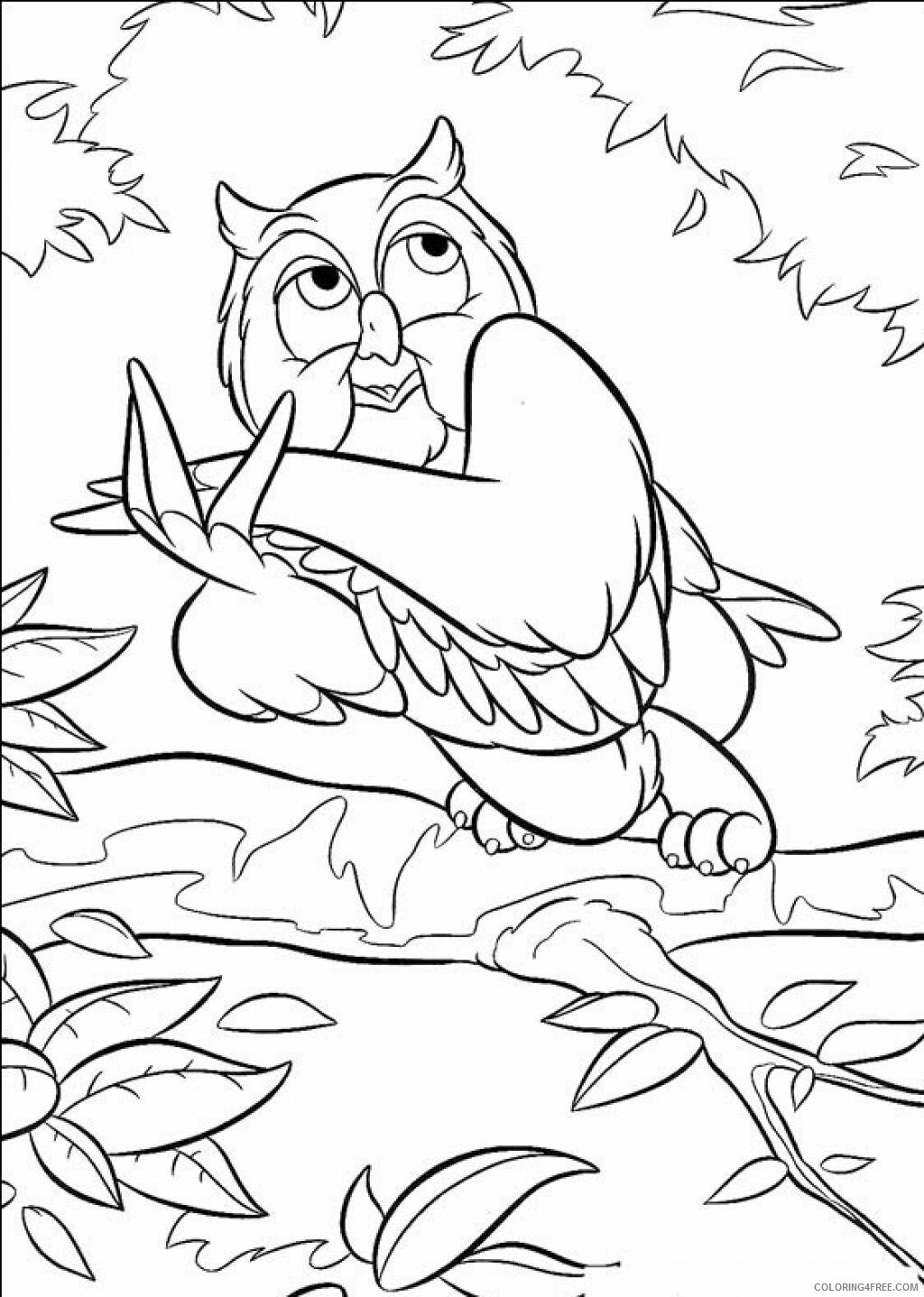 Owl Coloring Pages Animal Printable Sheets Printable of Owls 2021 3664 Coloring4free