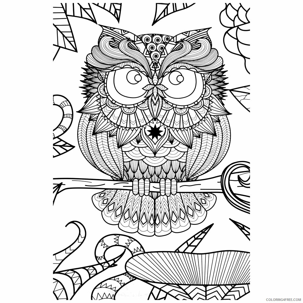 Owl Coloring Sheets Animal Coloring Pages Printable 2021 3021 Coloring4free