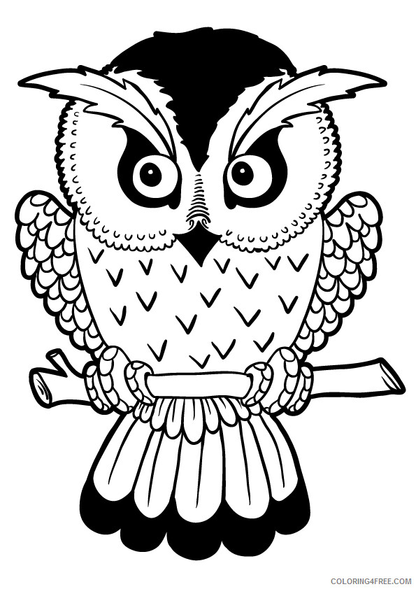 Owl Coloring Sheets Animal Coloring Pages Printable 2021 3023 Coloring4free
