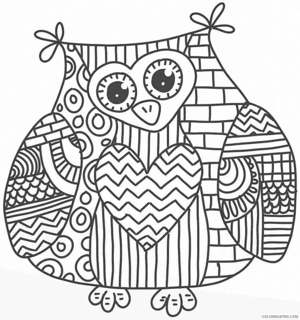 Owl Coloring Sheets Animal Coloring Pages Printable 2021 3024 Coloring4free