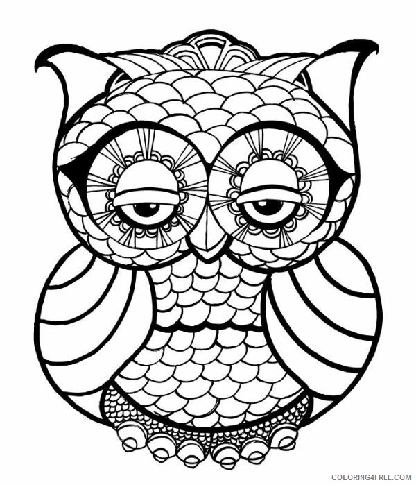 Owl Coloring Sheets Animal Coloring Pages Printable 2021 3037 Coloring4free