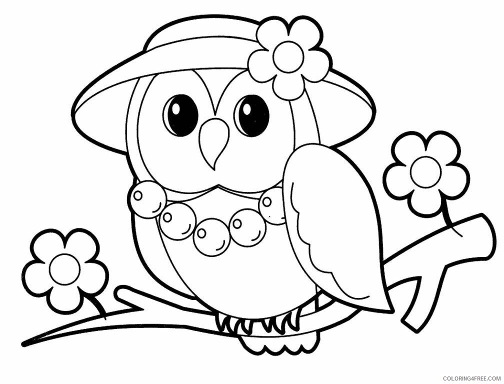 Owl Coloring Sheets Animal Coloring Pages Printable 2021 3041 Coloring4free
