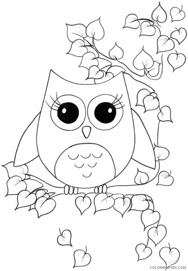 Owl Coloring Sheets Animal Coloring Pages Printable 2021 3046 Coloring4free
