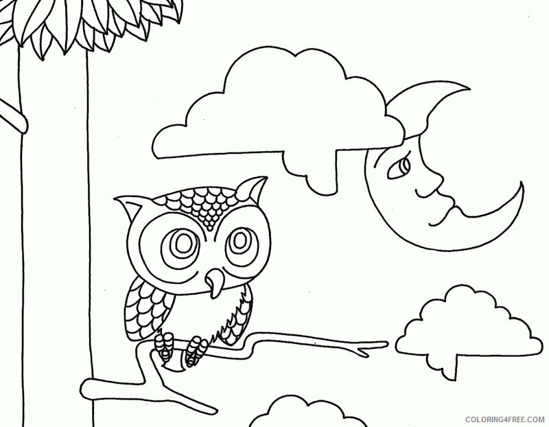 Owl Coloring Sheets Animal Coloring Pages Printable 2021 3050 Coloring4free