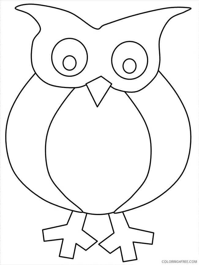 Owl Coloring Sheets Animal Coloring Pages Printable 2021 3076 Coloring4free