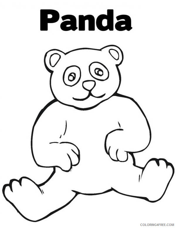 Panda Coloring Pages Animal Printable Sheets Panda for Kids 2021 3686 Coloring4free