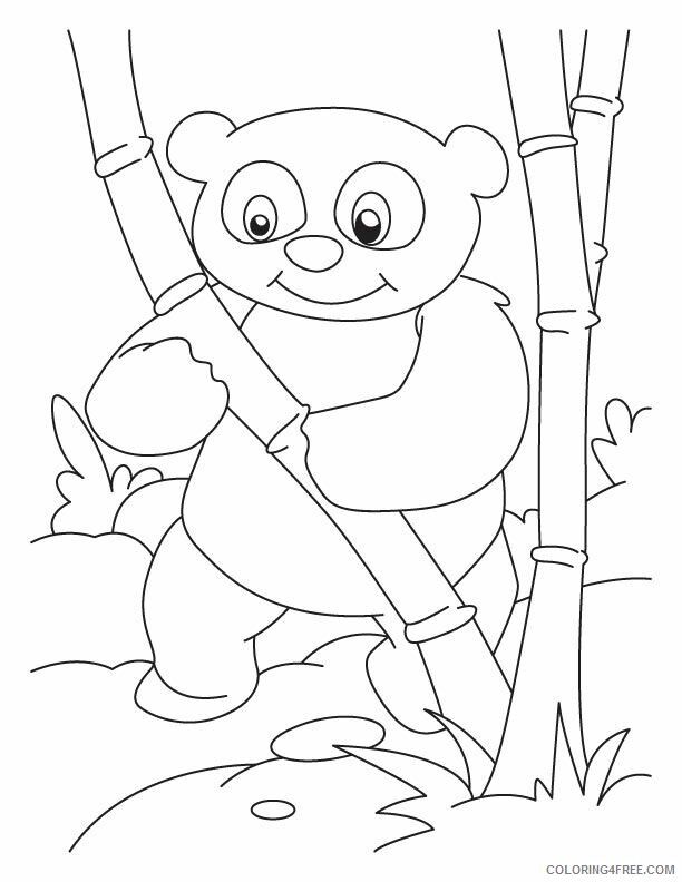 Panda Coloring Pages Animal Printable Sheets Printable Panda 2021 3698 Coloring4free