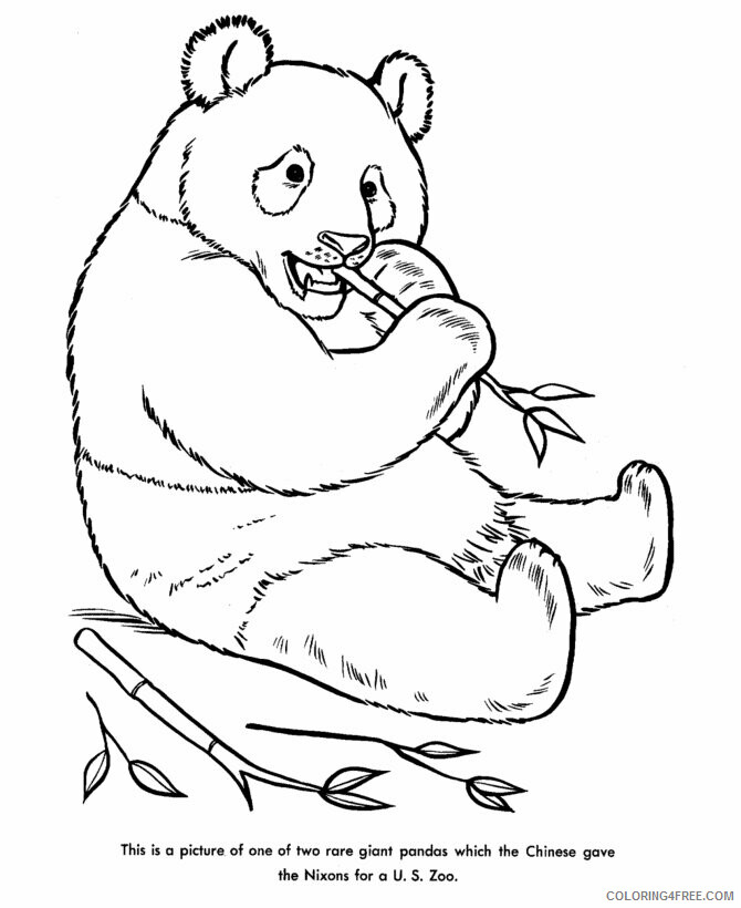 Panda Coloring Sheets Animal Coloring Pages Printable 2021 3089 Coloring4free