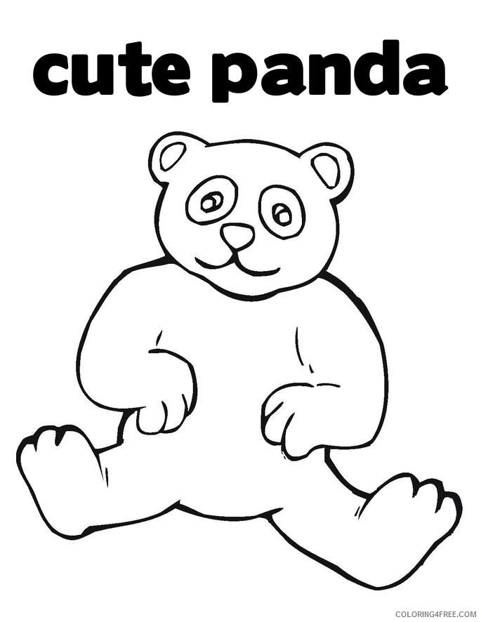 Panda Coloring Sheets Animal Coloring Pages Printable 2021 3096 Coloring4free