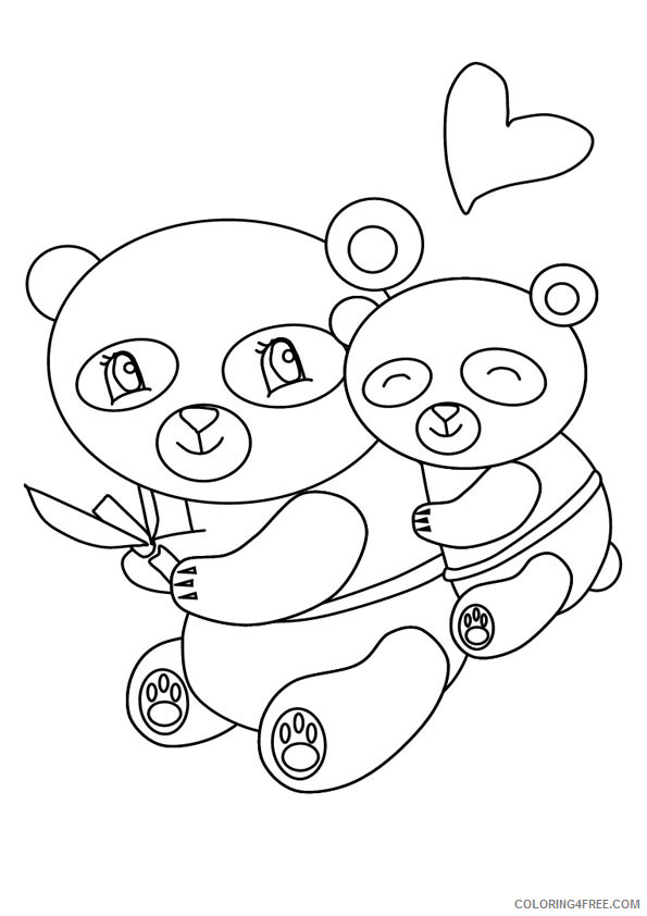 Panda Coloring Sheets Animal Coloring Pages Printable 2021 3102 Coloring4free