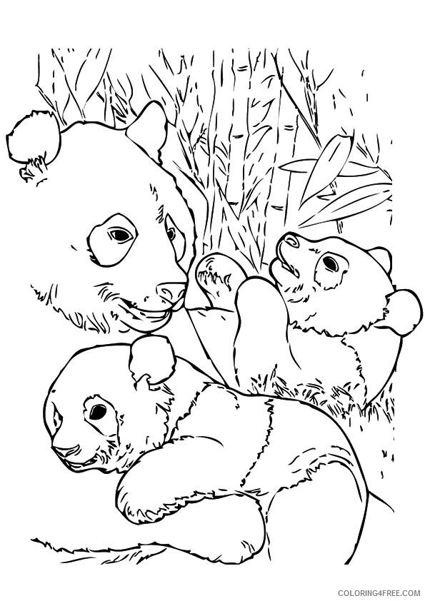 Panda Coloring Sheets Animal Coloring Pages Printable 2021 3108 Coloring4free
