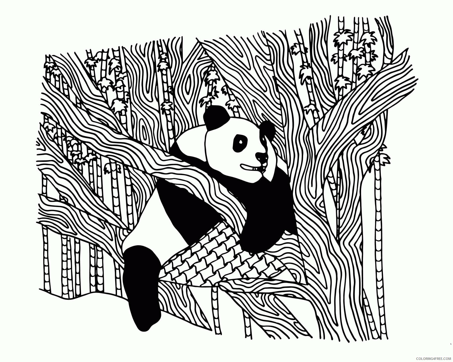 Panda Coloring Sheets Animal Coloring Pages Printable 2021 3120 Coloring4free