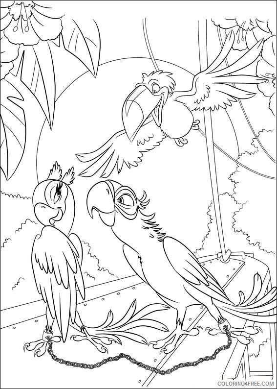 Parrot Coloring Sheets Animal Coloring Pages Printable 2021 3156 Coloring4free