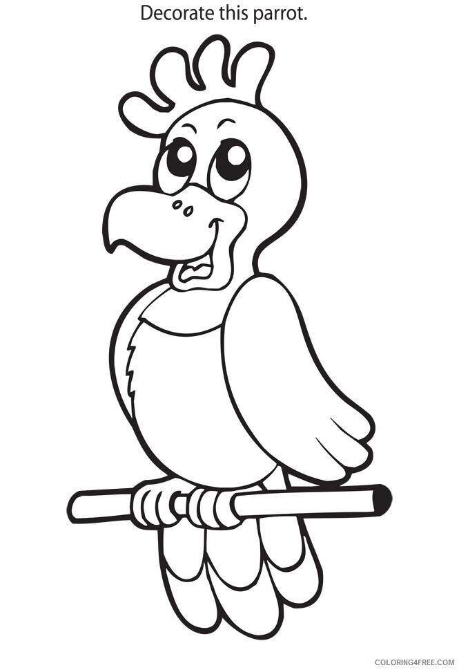 Parrot Coloring Sheets Animal Coloring Pages Printable 2021 3197 Coloring4free