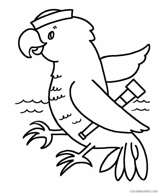 Parrot Coloring Sheets Animal Coloring Pages Printable 2021 3205 Coloring4free