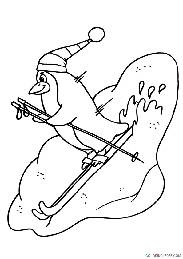 Penguin Animal Coloring Pages Printable 2021 3218 Coloring4free