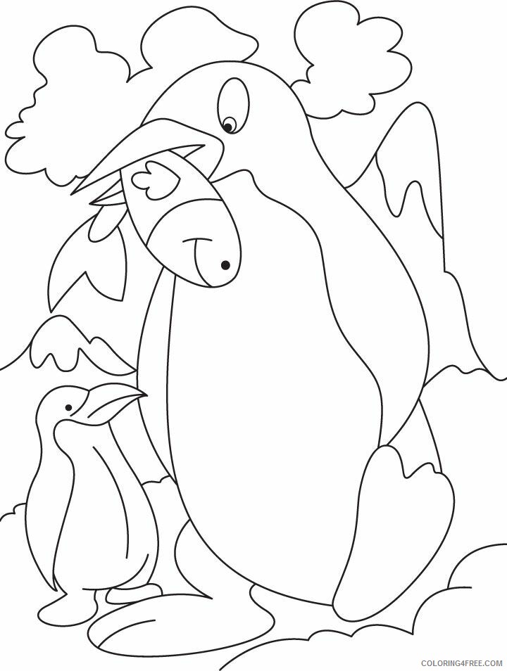 Penguin Animal Coloring Pages Printable 2021 3224 Coloring4free