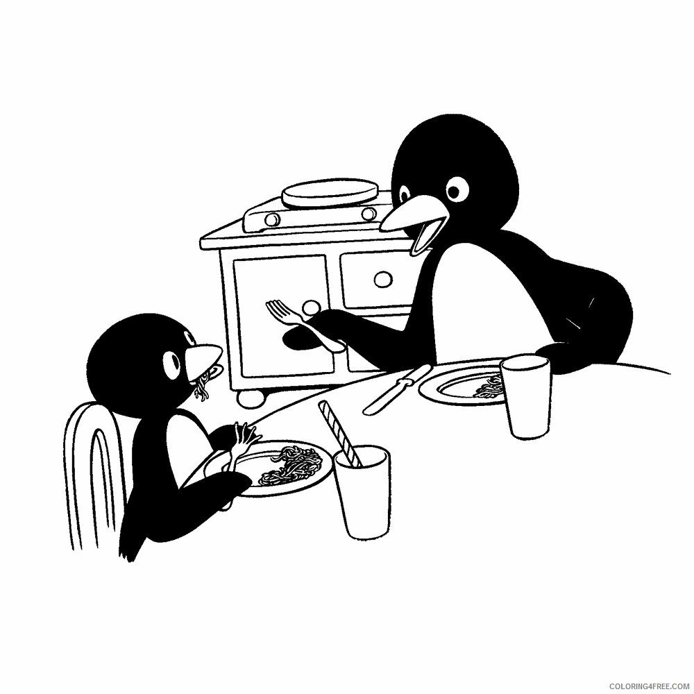 Penguin Animal Coloring Pages Printable 2021 3245 Coloring4free