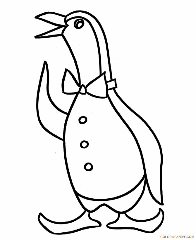 Penguin Animal Coloring Pages Printable 2021 3249 Coloring4free