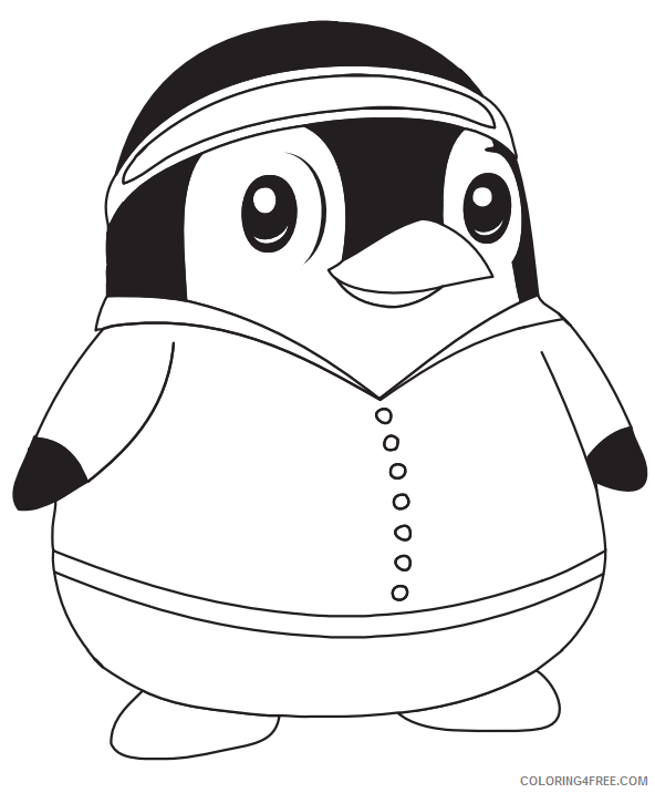 Penguins Coloring Pages Animal Printable Sheets 1560153191_penguin a4 2021 3807 Coloring4free