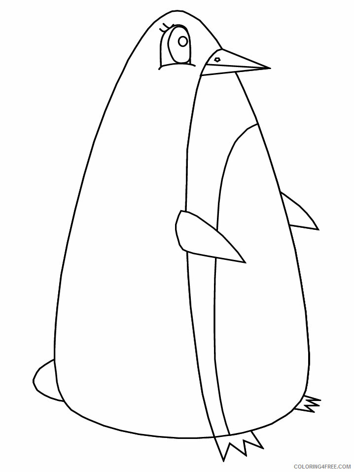 Penguins Coloring Pages Animal Printable Sheets 17 2021 3808 Coloring4free