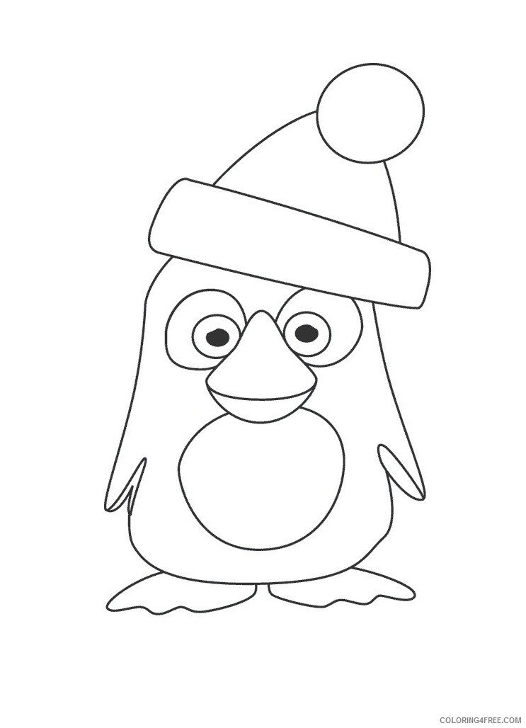 Penguins Coloring Pages Animal Printable Sheets Club Penguin 2021 3812 Coloring4free
