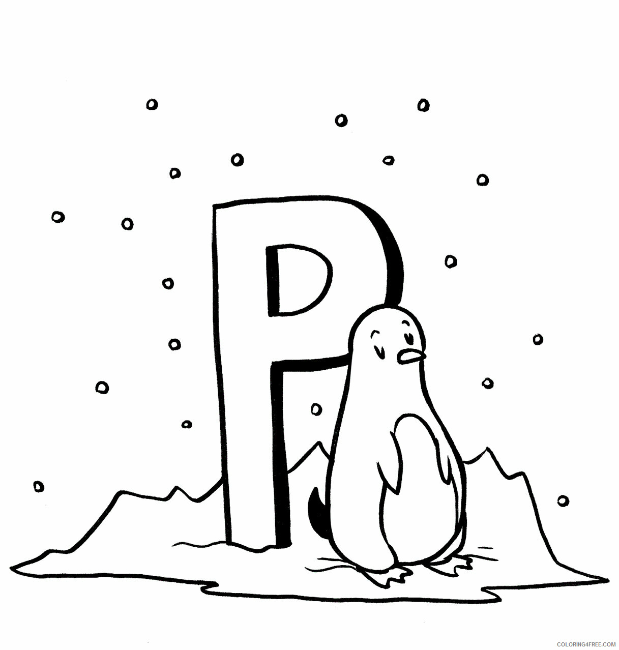 Penguins Coloring Pages Animal Printable Sheets Club Penguin 2021 3813 Coloring4free