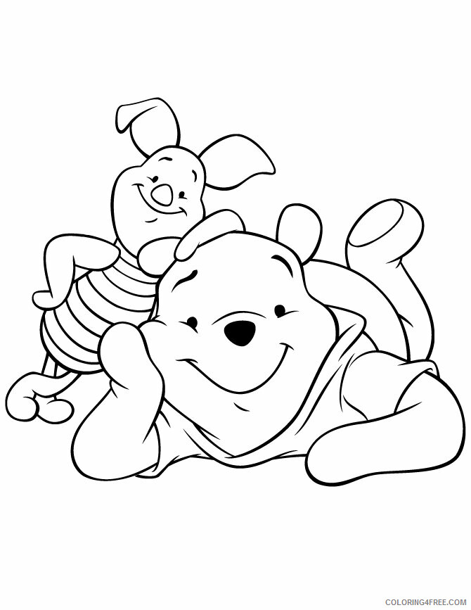 Pig Coloring Pages Animal Printable Sheets Download Piglet 2021 3873 Coloring4free
