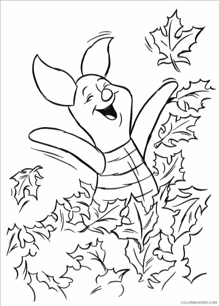 Pig Coloring Pages Animal Printable Sheets Print Piglet Free 2021 3924 Coloring4free