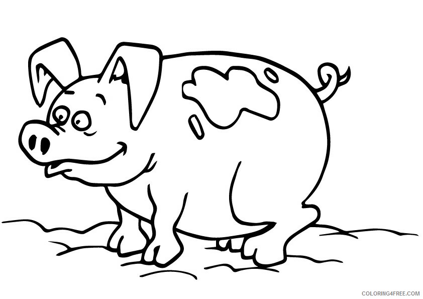 Pig Coloring Sheets Animal Coloring Pages Printable 2021 3259 Coloring4free