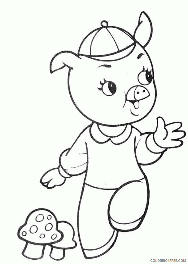 Pig Coloring Sheets Animal Coloring Pages Printable 2021 3268 Coloring4free