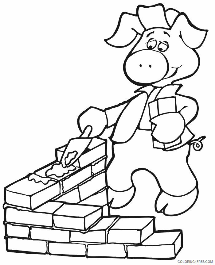 Pig Coloring Sheets Animal Coloring Pages Printable 2021 3286 Coloring4free
