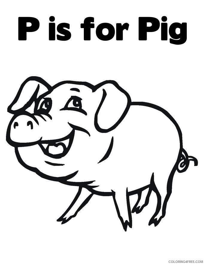 Pig Coloring Sheets Animal Coloring Pages Printable 2021 3288 Coloring4free