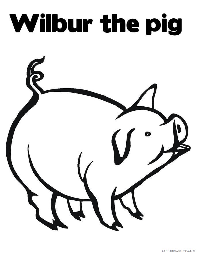 Pig Coloring Sheets Animal Coloring Pages Printable 2021 3291 Coloring4free