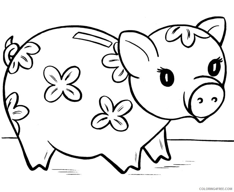 Pig Coloring Sheets Animal Coloring Pages Printable 2021 3302 Coloring4free