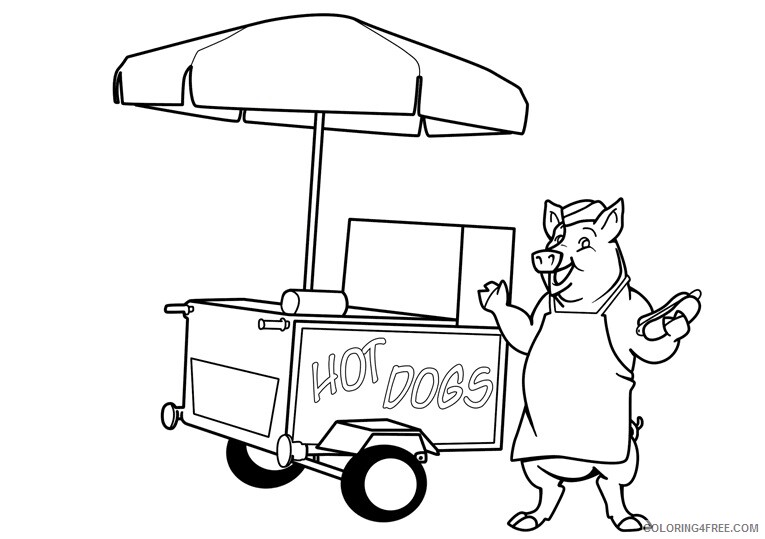 Pig Coloring Sheets Animal Coloring Pages Printable 2021 3306 Coloring4free