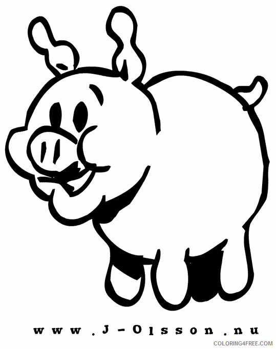 Pig Coloring Sheets Animal Coloring Pages Printable 2021 3312 Coloring4free