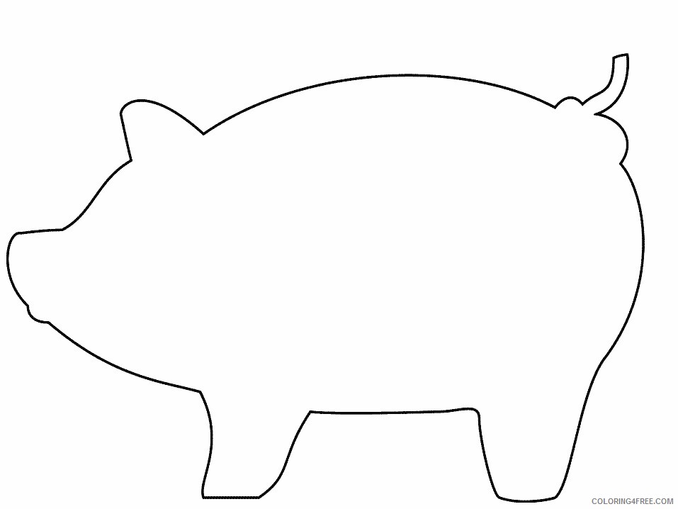 Pig Coloring Sheets Animal Coloring Pages Printable 2021 3314 Coloring4free