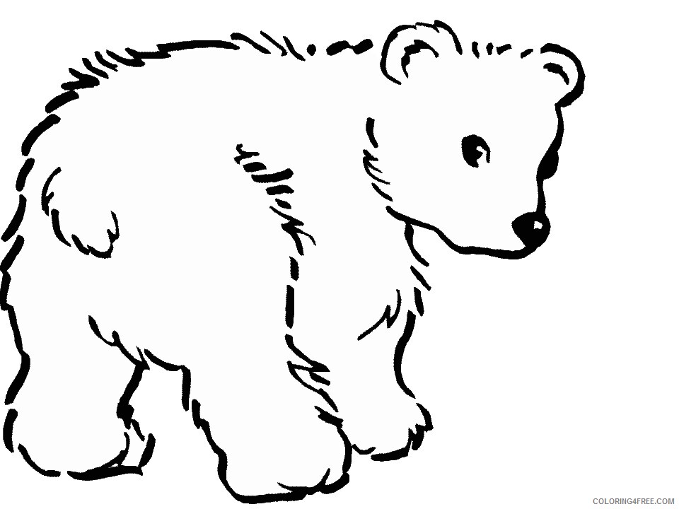Polar Bear Coloring Sheets Animal Coloring Pages Printable 2021 3333 Coloring4free