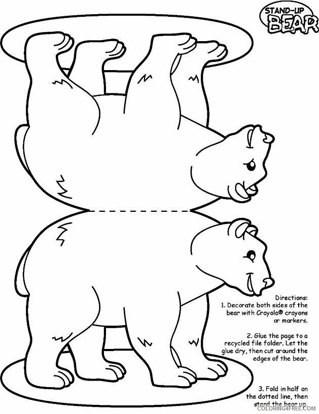 Polar Bear Coloring Sheets Animal Coloring Pages Printable 2021 3355 Coloring4free