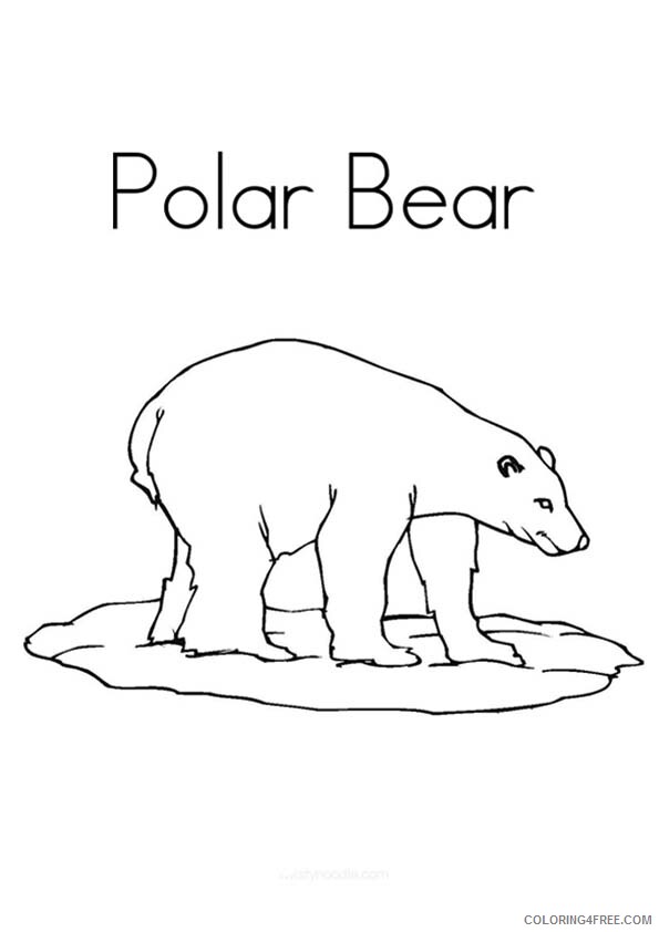 Polar Bear Coloring Sheets Animal Coloring Pages Printable 2021 3358 Coloring4free